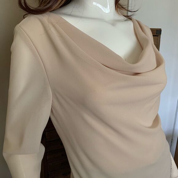 Night Way beaded long sleeve cream top - Picture 5 of 12